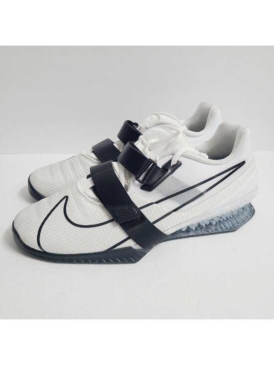 NEW Nike Romaleos 4 Weightlifting Shoes CD3463-101 Size 13 White main image 7